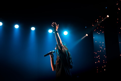 Performer on stage